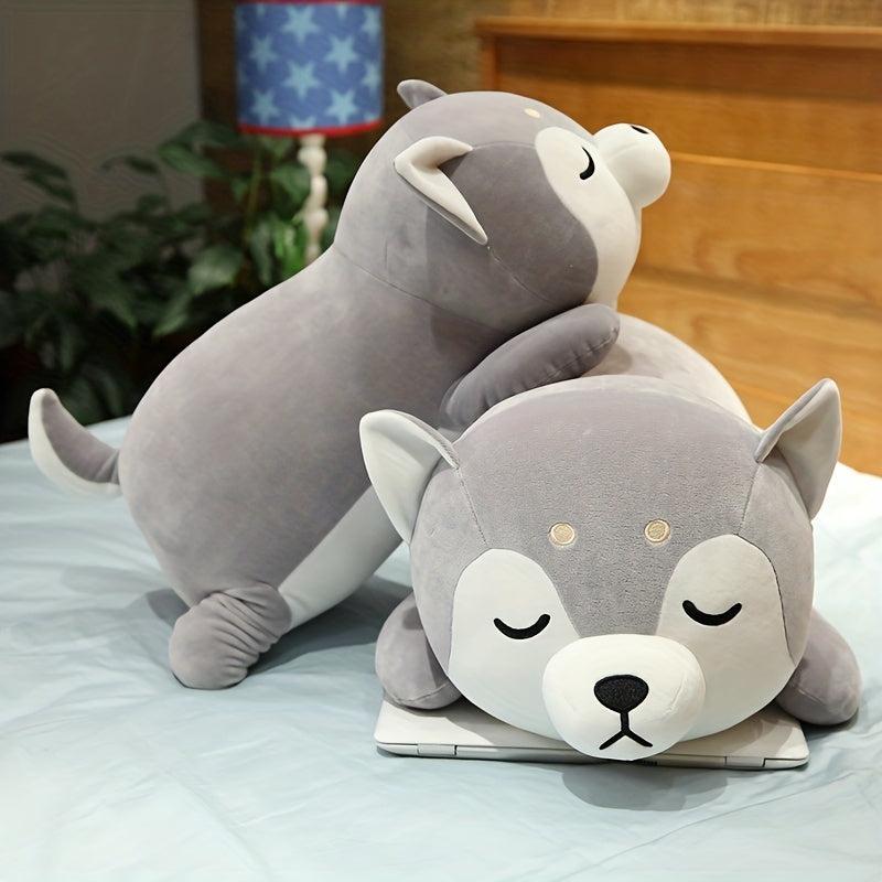 Husky Doll Plush Toy Lying Posture Sleeping Pillow