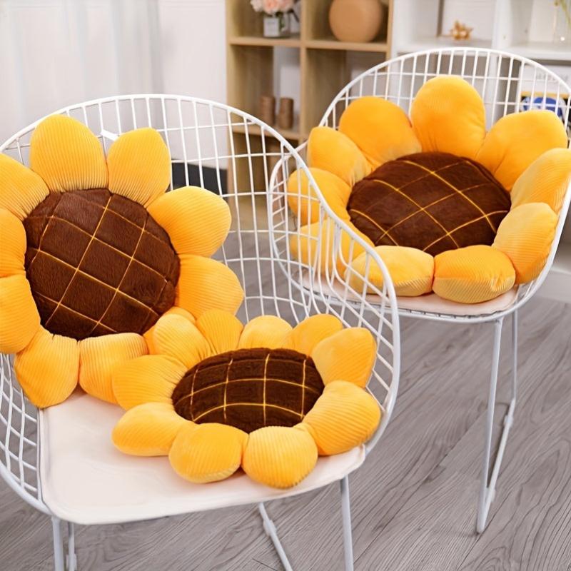 Sunflower Daisy Pillow Plush Toy for Home Decor & Girls' Room