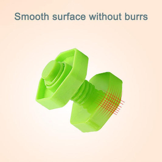 Educational Screw Building Blocks Insert Nut Shape Toys for Kids
