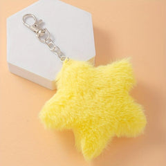 Star Plush Ornaments Diy Mobile Phone Keychain Pendant Accessories
