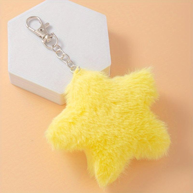 Star Plush Ornaments Diy Mobile Phone Keychain Pendant Accessories