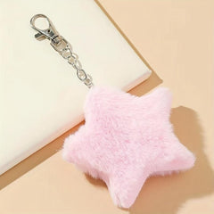 Star Plush Ornaments Diy Mobile Phone Keychain Pendant Accessories