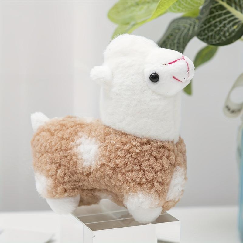 4.33'' Alpaca Plush Keychain Soft Cartoon Doll Toy