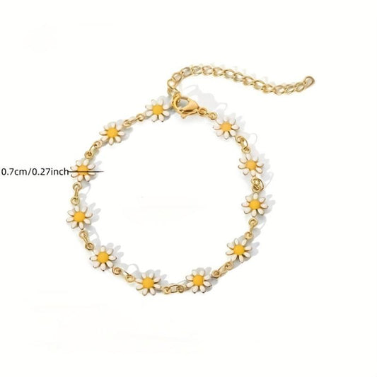 14K Plated Copper Anklet for Everyday Wear & Summer Parties