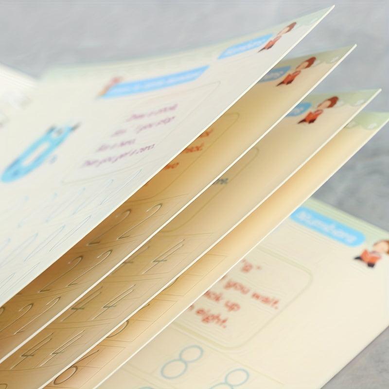 5Pcs Students Practice Word Book Pen Control Training Copybook