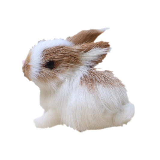 Mini Plush Rabbit Toy Model Birthday Gift Home Ornaments Photography Props