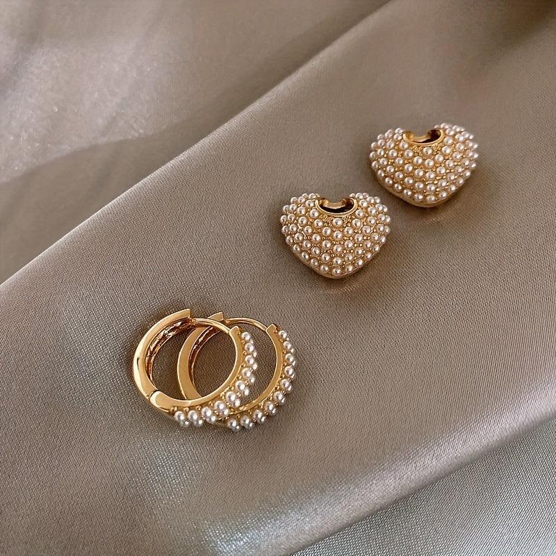 Love Ear Buckle Earrings Wedding Dinner Accessories Party Wedding Banquet