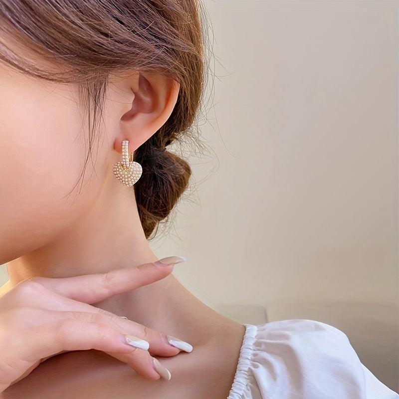 Love Ear Buckle Earrings Wedding Dinner Accessories Party Wedding Banquet