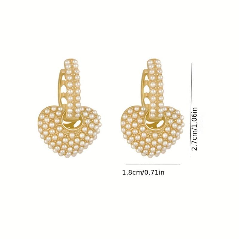 Love Ear Buckle Earrings Wedding Dinner Accessories Party Wedding Banquet