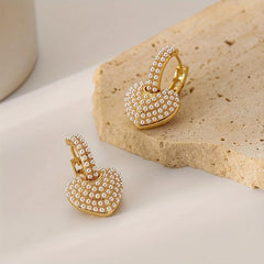 Love Ear Buckle Earrings Wedding Dinner Accessories Party Wedding Banquet
