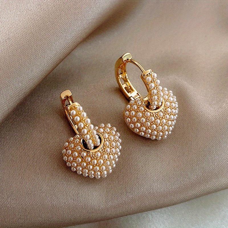 Love Ear Buckle Earrings Wedding Dinner Accessories Party Wedding Banquet