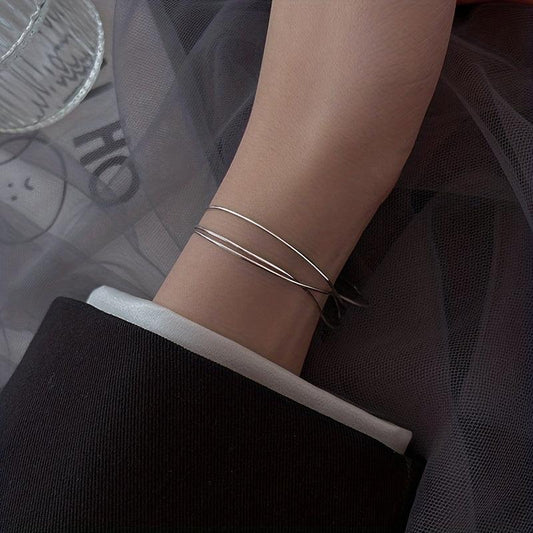 925 Silver Layer Bracelets Women Christmas Halloween
