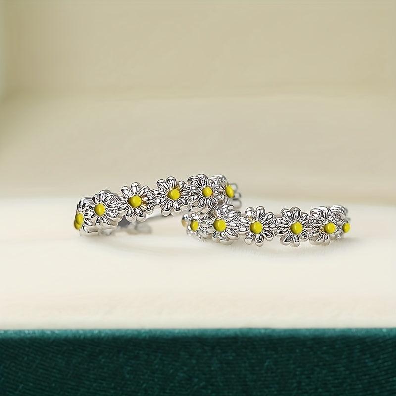 925 Silver Plated Hoop Earrings for Women