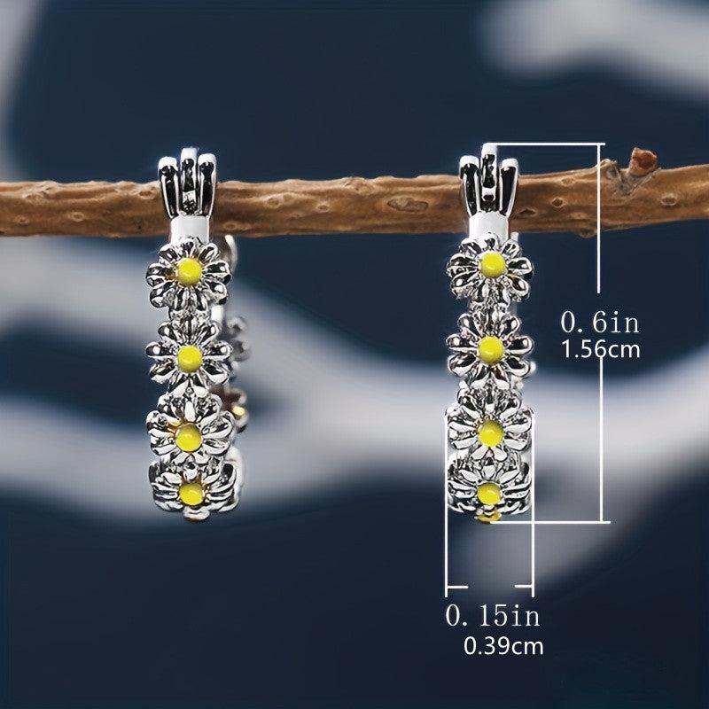 925 Silver Plated Hoop Earrings for Women