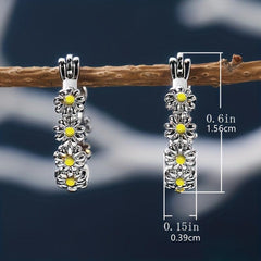 925 Silver Plated Hoop Earrings for Women