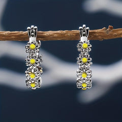 925 Silver Plated Hoop Earrings for Women