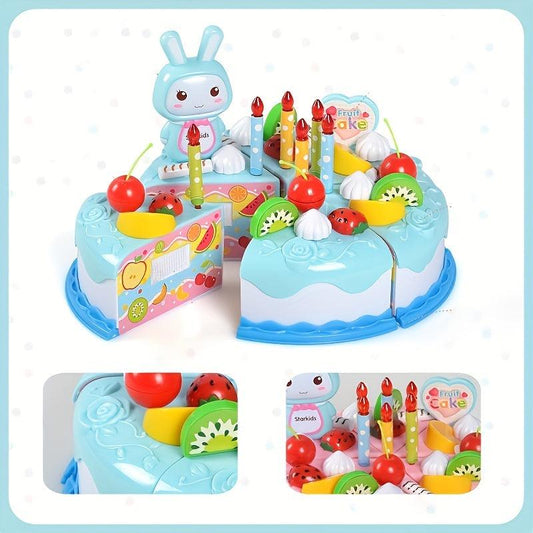 Kitchen Cut Veggies & Fruits Toy Set for Boys & Girls
