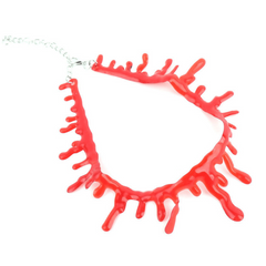 Halloween Blood Necklace Makeup Dance Decoration