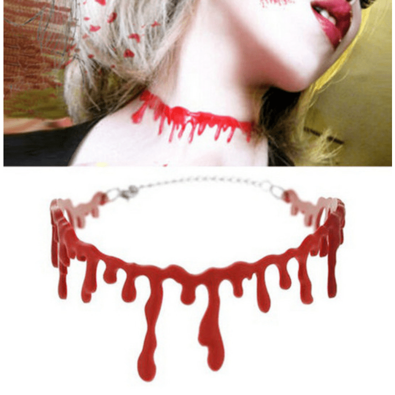 Halloween Blood Necklace Makeup Dance Decoration