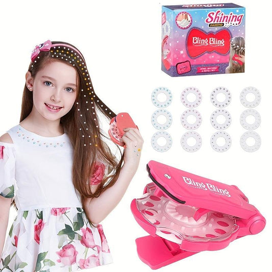 Hair Gem Stamper for Women and Girls - Bling Hair Styling Tool
