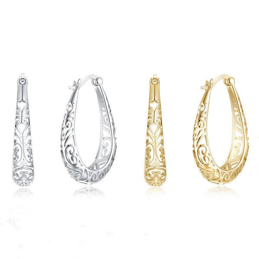 Elegant Plated Dangle Earrings for Special Occasions