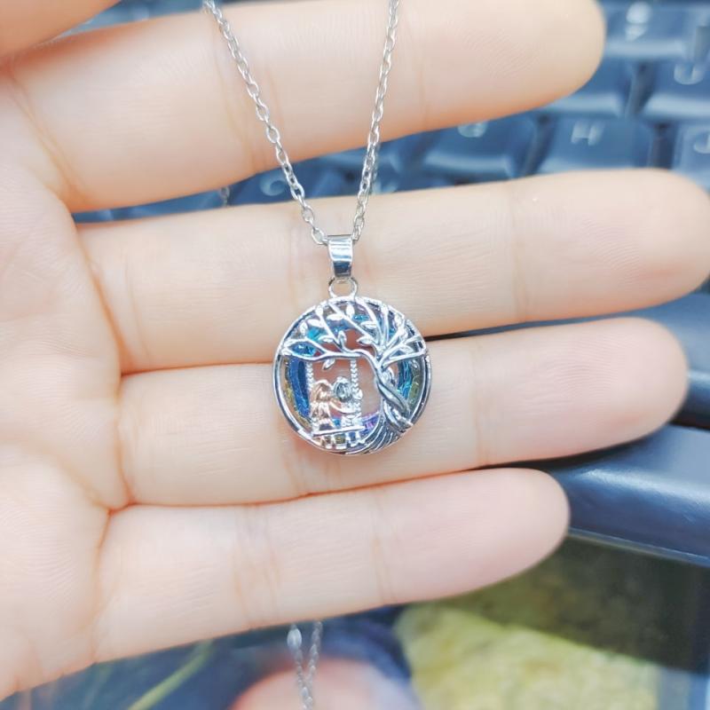 Tree Of Life Sisters Swing Pendant Necklace Holiday Birthday