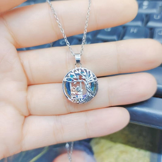 Tree Of Life Sisters Swing Pendant Necklace Holiday Birthday