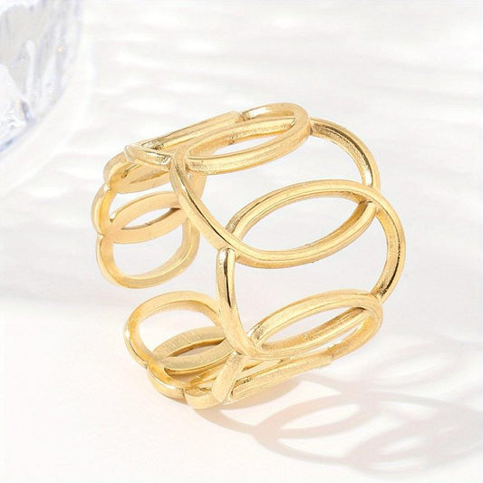 Personalized Stainless Steel Ring for Women and Teen Girls