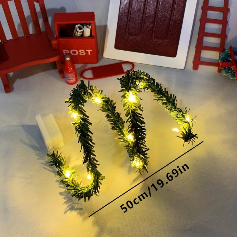 Dollhouse Mini LED String Lights Yellow Christmas Decoration