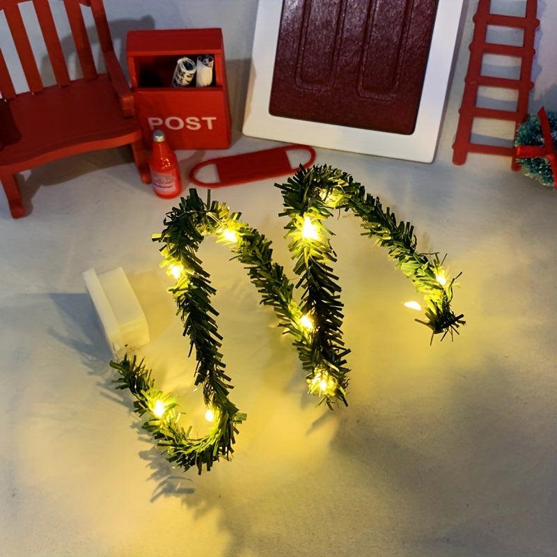 Dollhouse Mini LED String Lights Yellow Christmas Decoration