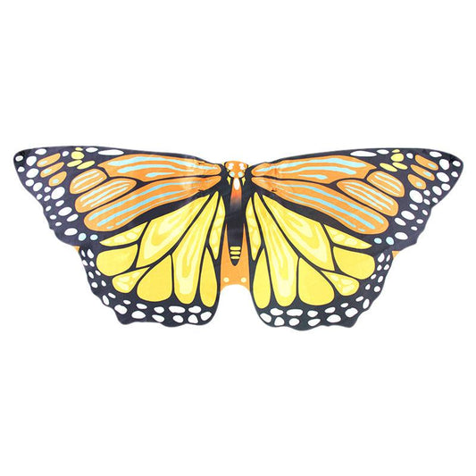 Children's Butterfly Wings Purple Yellow Back Decoration
