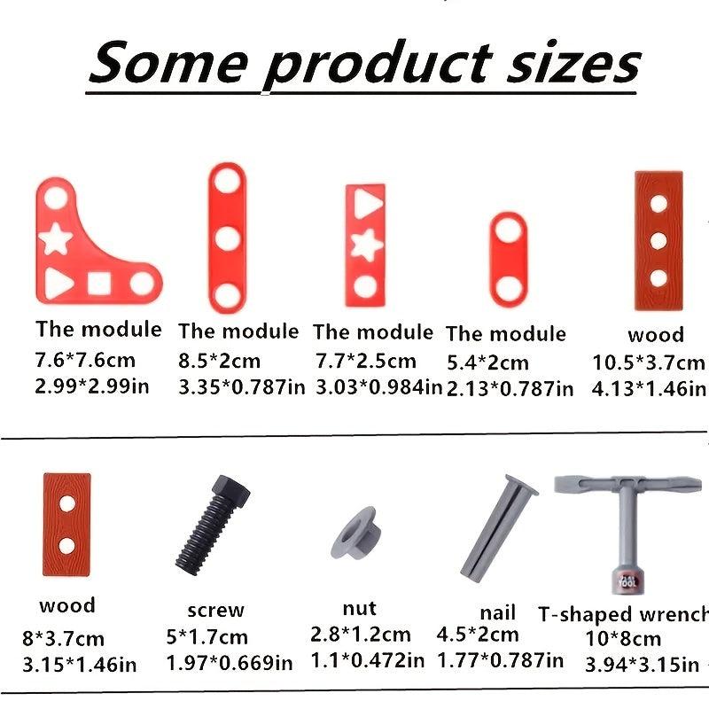 38 Piece Kids Tool Set Educational Construction Toys for Boys & Girls