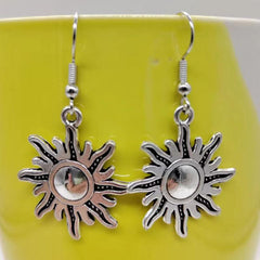 Bohemian Retro Sun Moon Earrings - Gift for Her