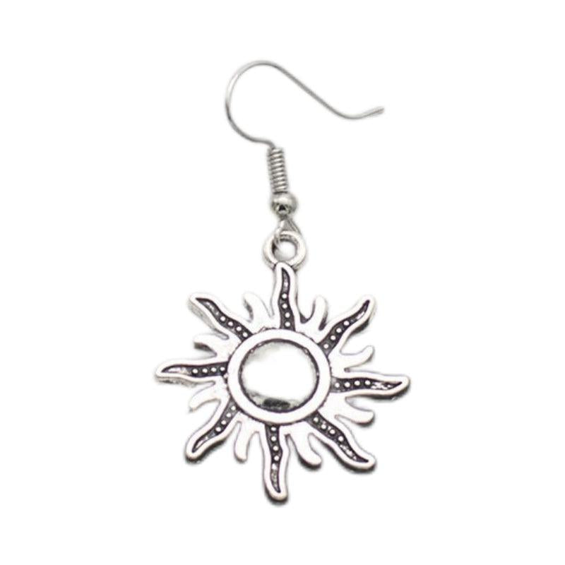 Bohemian Retro Sun Moon Earrings - Gift for Her
