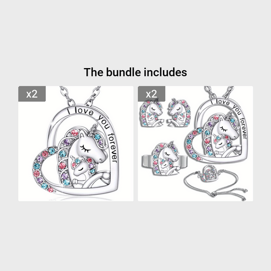 Magical Unicorn Jewelry Set - Perfect Gift for Girls
