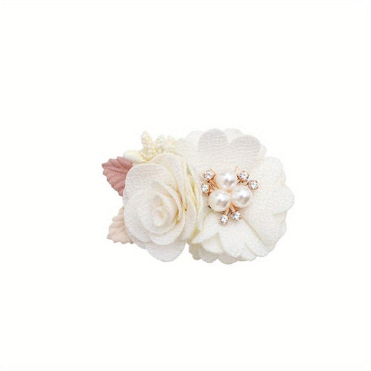 Pink Flower Hair Clip for Girls Hair Accessories