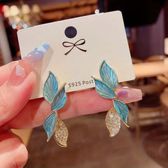 High-end Leaf Earrings for Women