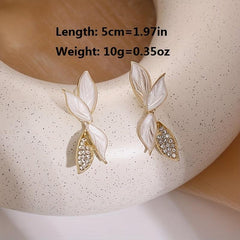 High-end Leaf Earrings for Women