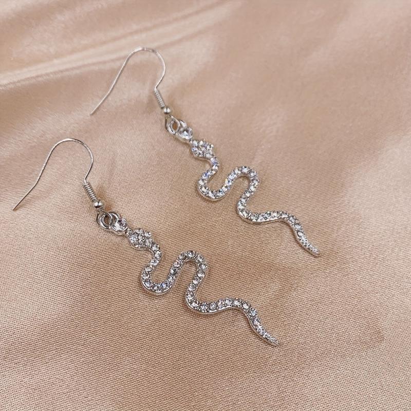 Charming Snake Earrings for a Delicate Look