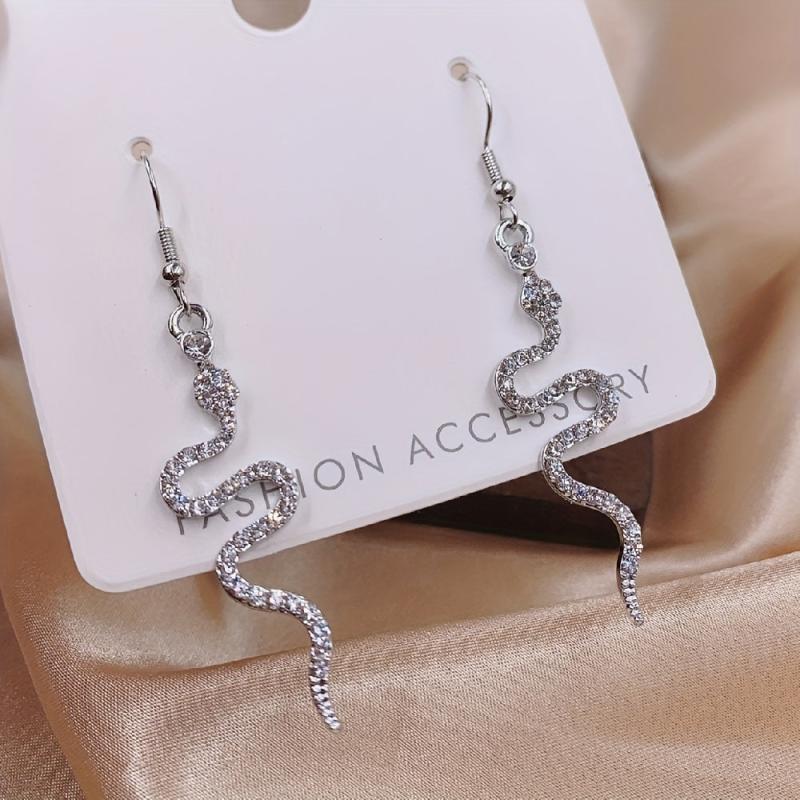 Charming Snake Earrings for a Delicate Look