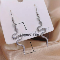 Charming Snake Earrings for a Delicate Look