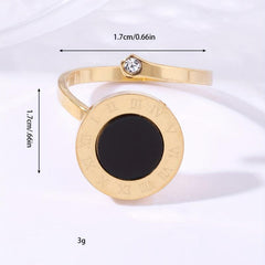 Stylish Retro & Stainless Steel Ring for Men & Women