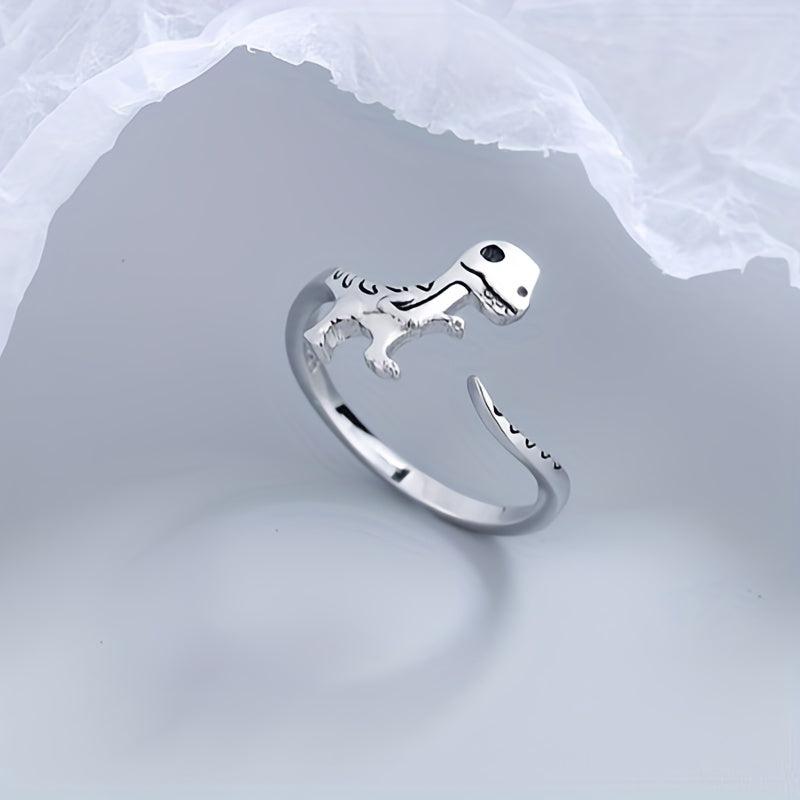 Dinosaur Love Hand Jewelry Adjustable Ring Tyrannosaurus