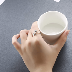 Dinosaur Love Hand Jewelry Adjustable Ring Tyrannosaurus