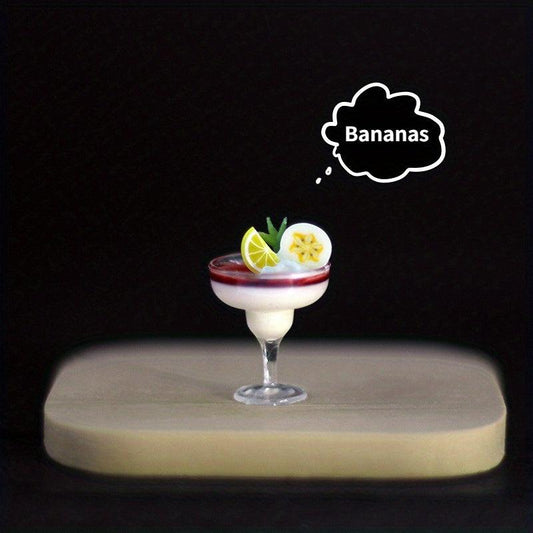 Dollhouse Mini Goblet Yogurt and Pastry Cup Decoration
