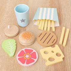 Kids' Kitchen Play Set with Simulation Meal Toys