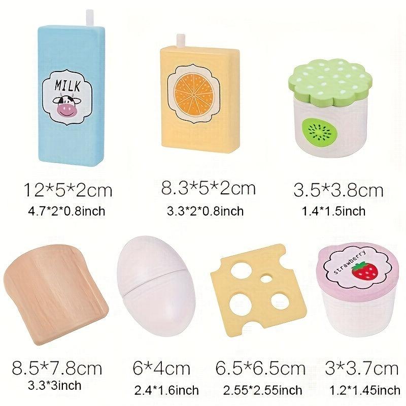 Kids' Kitchen Play Set with Simulation Meal Toys