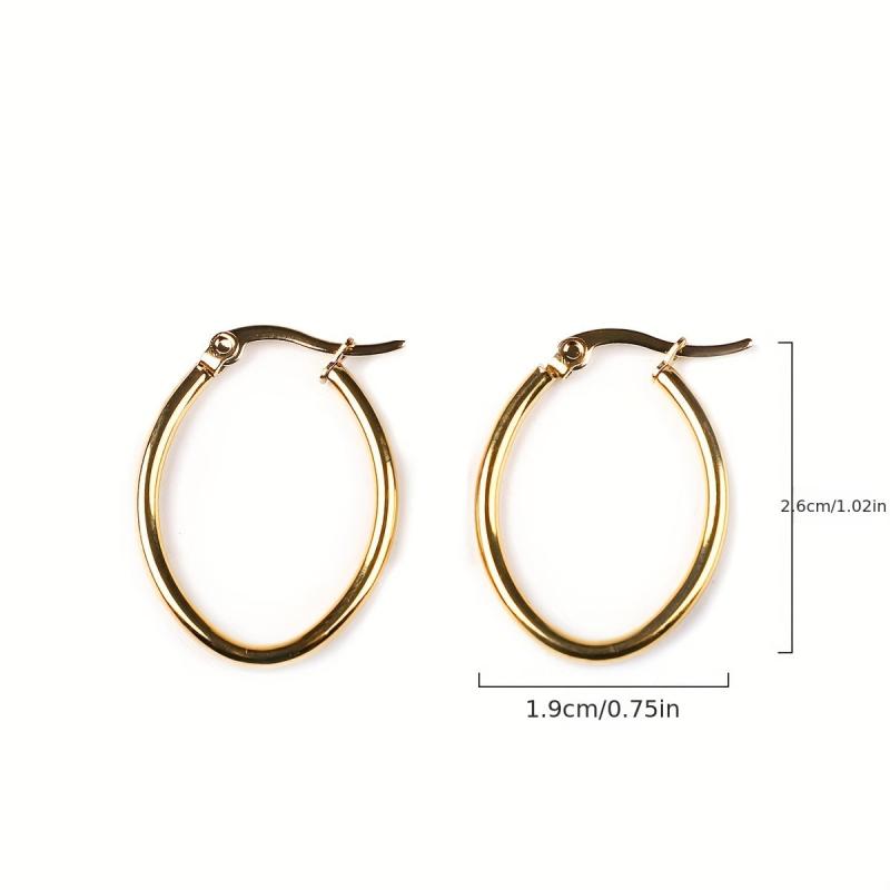 Stylish Stainless Steel Earrings - Hypoallergenic & Unique