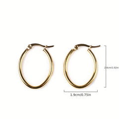 Stylish Stainless Steel Earrings - Hypoallergenic & Unique