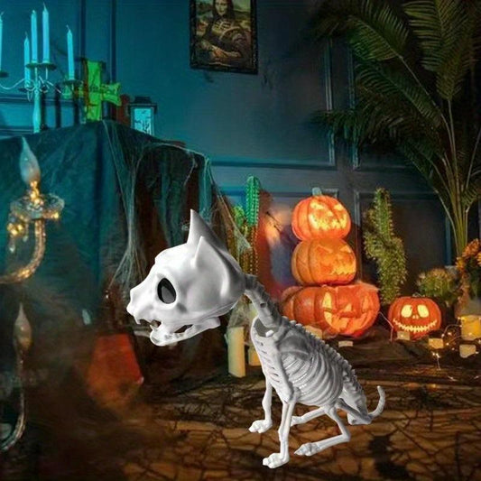 Halloween Horror Skull Skeleton Combat Cat Size 30 7 11